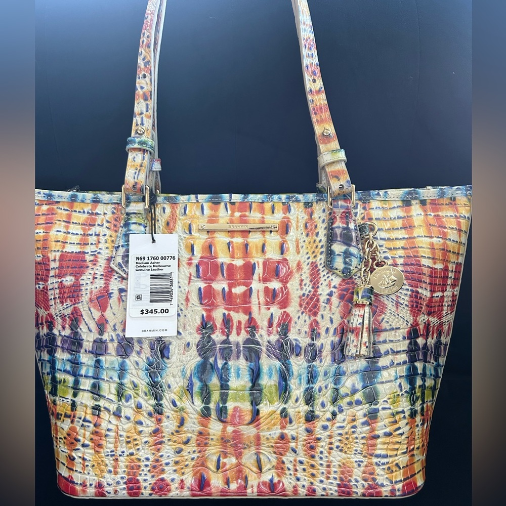 NWT Brahmin Medium Asher in Celebrate